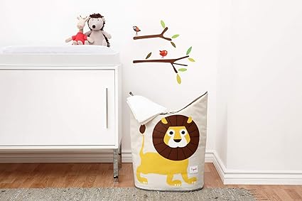 1X 3 SPROUTS LAUNDRY HAMPER LION | NURSERY STORAGE