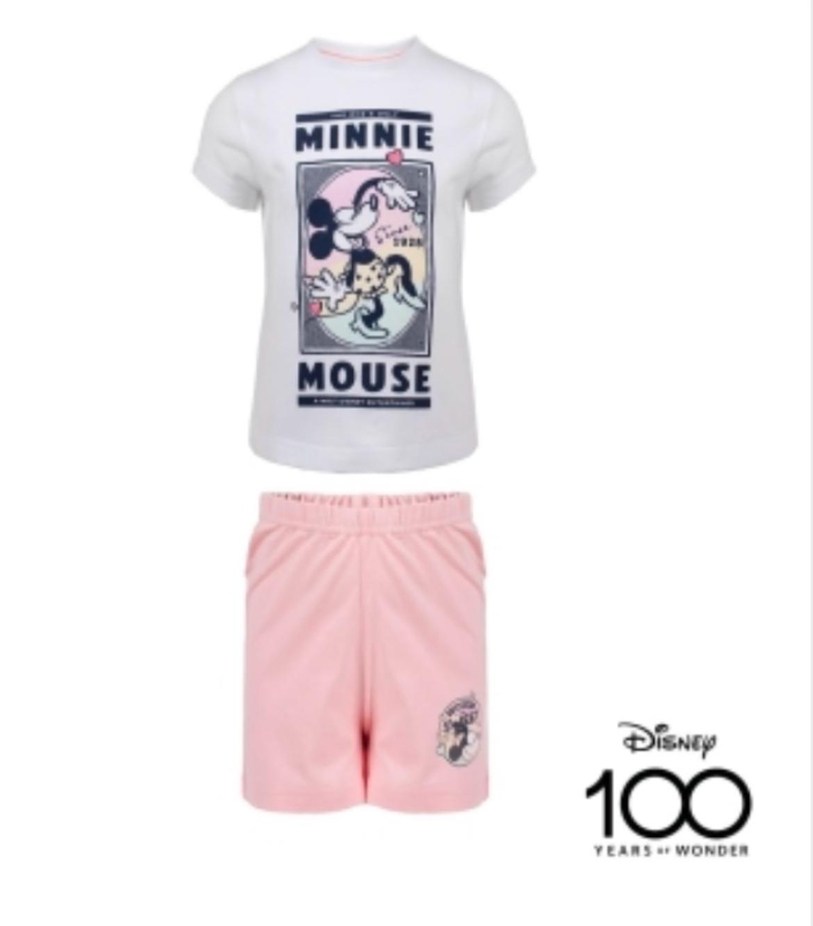 1X DISNEY 100 MINNIE MOUSE GIRLS PYJAMA SET